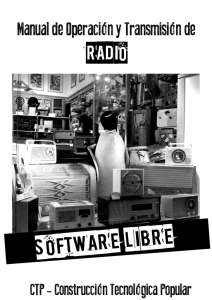 Manual de Operación y Transmisión de Radio con Software