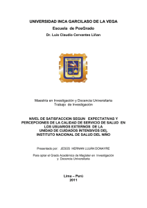 Informe Final PE-09-2009 - INSN Instituto Nacional de Salud