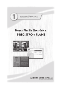 Nueva Planilla Electrónica: T-REGISTRO y PLAME