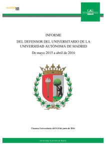 Defensor Universitario - Universidad Autónoma de Madrid
