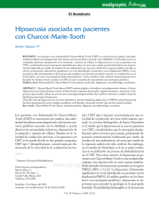 Hipoacusia asociada en pacientes con Charcot