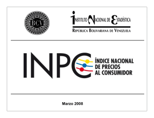 aspectos metodológicos del INPC - José B. Huerta P.