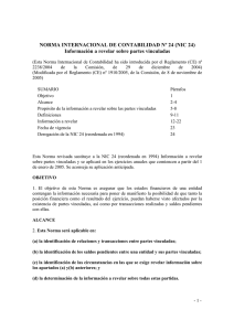 NORMA INTERNACIONAL DE CONTABILIDAD Nº 24 (NIC 24)