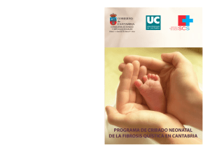 programa de cribado neonatal de la fibrosis quística en cantabria