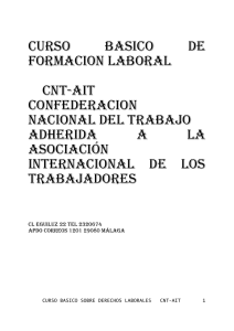 CURSO BASICO DE FORMACION LABORAL - CNT
