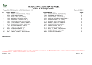 federacion andaluza de padel - Federación Andaluza de Pádel