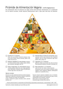 Pirámide de Alimentación Vegana