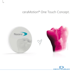 ceraMotion® One Touch Concept