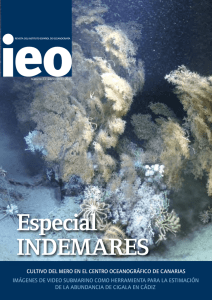 Especial INDEMARES - Instituto Español de Oceanografía