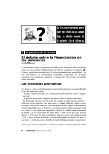 El debate sobre la financiación de las pensiones - Hussonet