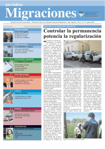 periódico Nº 14 en PDF - Dirección Nacional de Migraciones