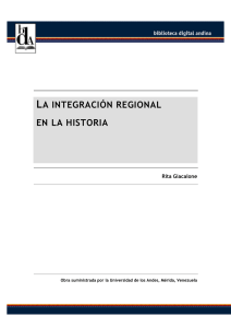 1.La integracion regional - Secretaría General de la Comunidad