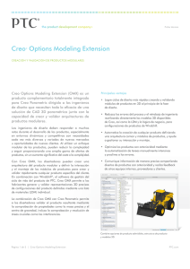 Creo® Options Modeling Extension