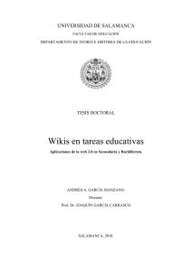 wikis y web 2 - Gredos - Universidad de Salamanca