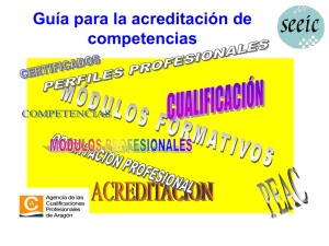 Guía para la acreditación de Competencias - Pedro Muñoz