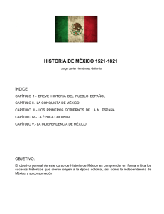 historia de méxico 1521-1821