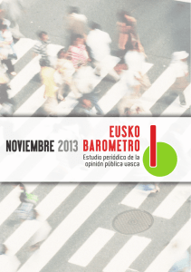 Euskobarómetro Noviembre 2013