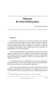 Migraña Revisión bibliográfica