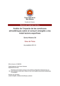 Anàlisi de l`impacte de les condicions atmosfèriques