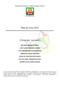 Plan de Área 2012 Ciencias sociales