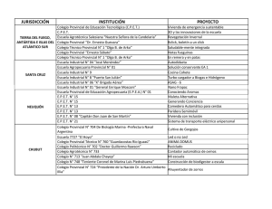 Proyectos seleccionados para la instancia Final