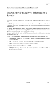 NIIF 7. Instrumentos Financieros