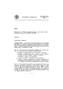 N° 1 V/4a Decreto Ley N° 17752: Ley general de aguas.