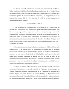 Dictámen Presidencial - Municipio de Uxpanapa