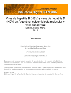 Virus de hepatitis B (HBV) y virus de hepatitis D (HDV) en A