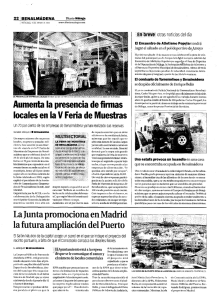 La Junta promociona en Madrid la futura ampliación del Puerto