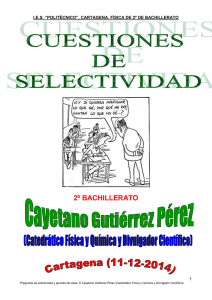 Preguntas de selectividad - La web de Cayetano gutierrez