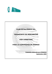 Plan Estratégico del Transporte de Mercancías para la