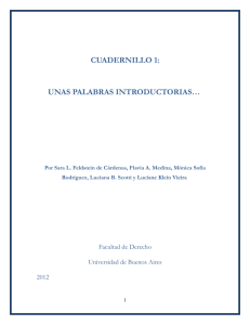 Cuadernillo - Facultad de Derecho