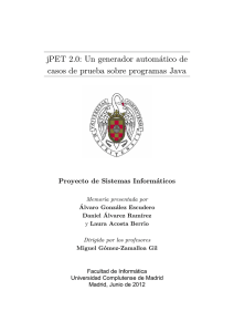 jPET 2.0: Un generador automático de casos de prueba sobre