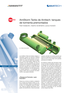 AmiStorm Tanks de Amitech: tanques de tormenta
