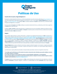 Políticas de Uso - SeguroInteligente.mx
