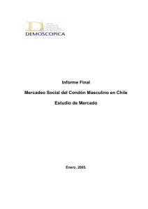 Informe Final Mercadeo Social del Condón Masculino en Chile
