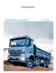 Daimler México S.A de C.V 1T 2013