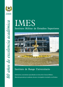 REVISTA DEL IMES 1.pmd - Instituto Militar de Estudios Superiores