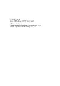 31/12/2014 Cuentas Anuales Consolidadas 2014