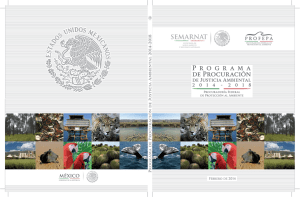 Programa de Procuración de Justicia Ambiental 2014 - 2018