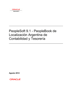 PeopleSoft 9.1 - PeopleBook de Localización Argentina de