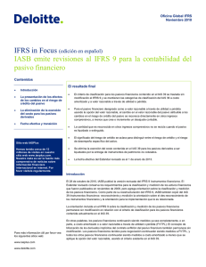 IASB emite revisiones al IFRS 9 para la contabilidad del