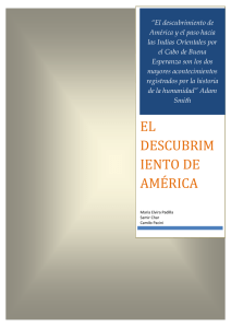 el descubrimiento de américa - Colegio Británico de Cartagena
