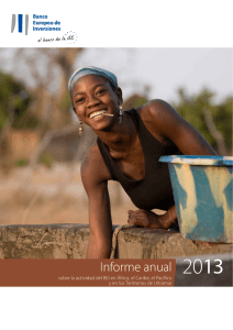 Informe anual 2013 sobre la actividad del BEI en África, el Caribe, el