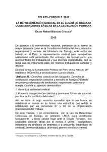 consideraciones básicas en la legislación peruana.