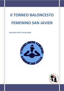I TORNEO BALONCESTO FEMENINO SAN JAVIER