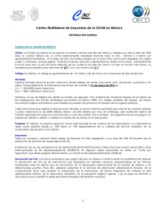 Centro Multilateral de Impuestos de la OCDE en México 1 1