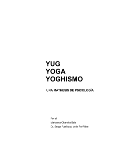 yug yoga yoghismo - Serge Raynaud de la Ferriere