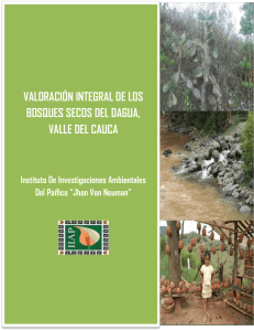 valoración integral de los bosques secos del dagua, valle del cauca
